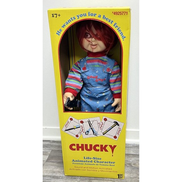 Chucky Life Size Halloween Doll Good Guys 2 Ft Sound & Motion Activated New - Picture 1 of 5
